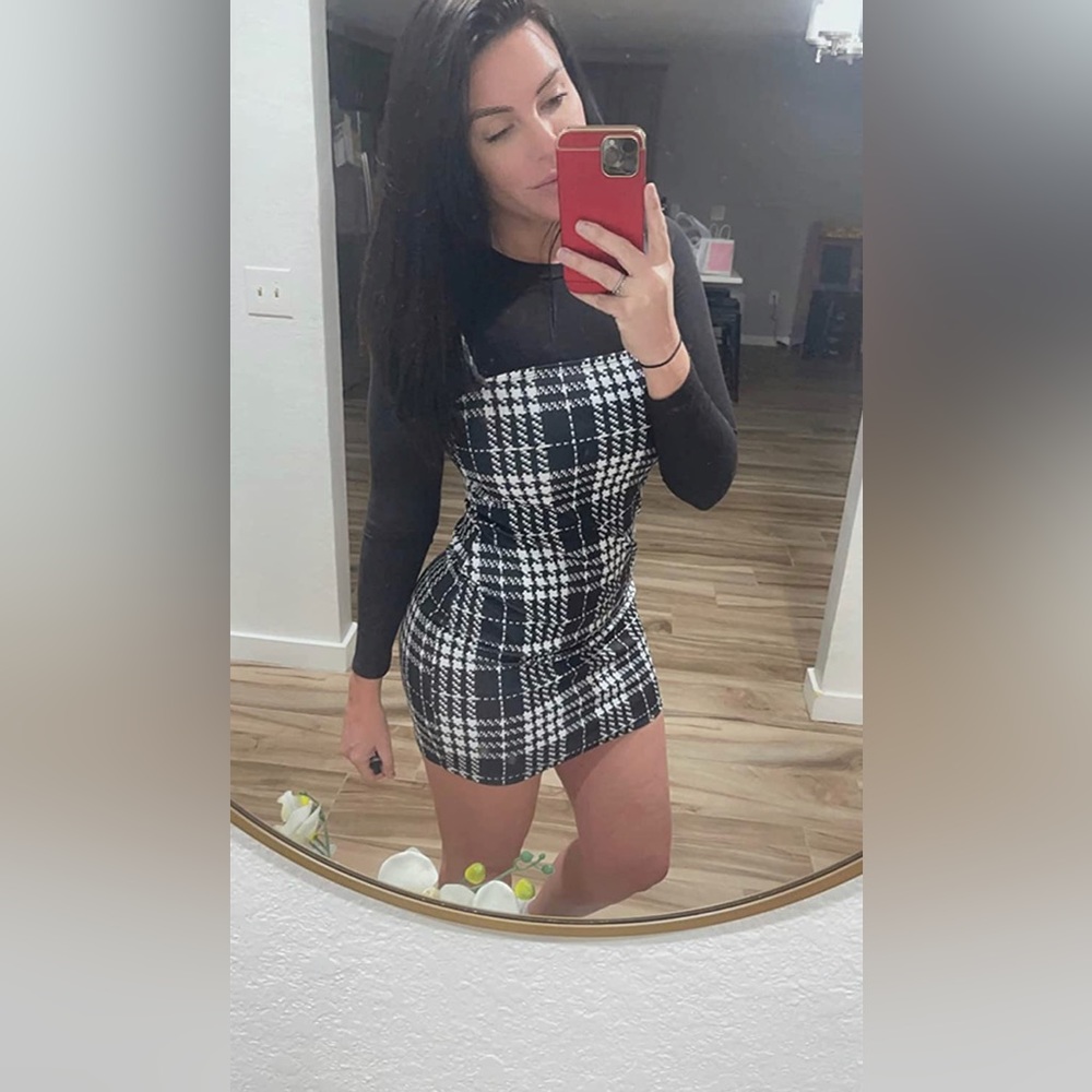 NWT π Women's Plaid Print Mini Cami Bodycon Dress, MULTIPLE COLORS AVAILABLE π - Picture 11 of 16